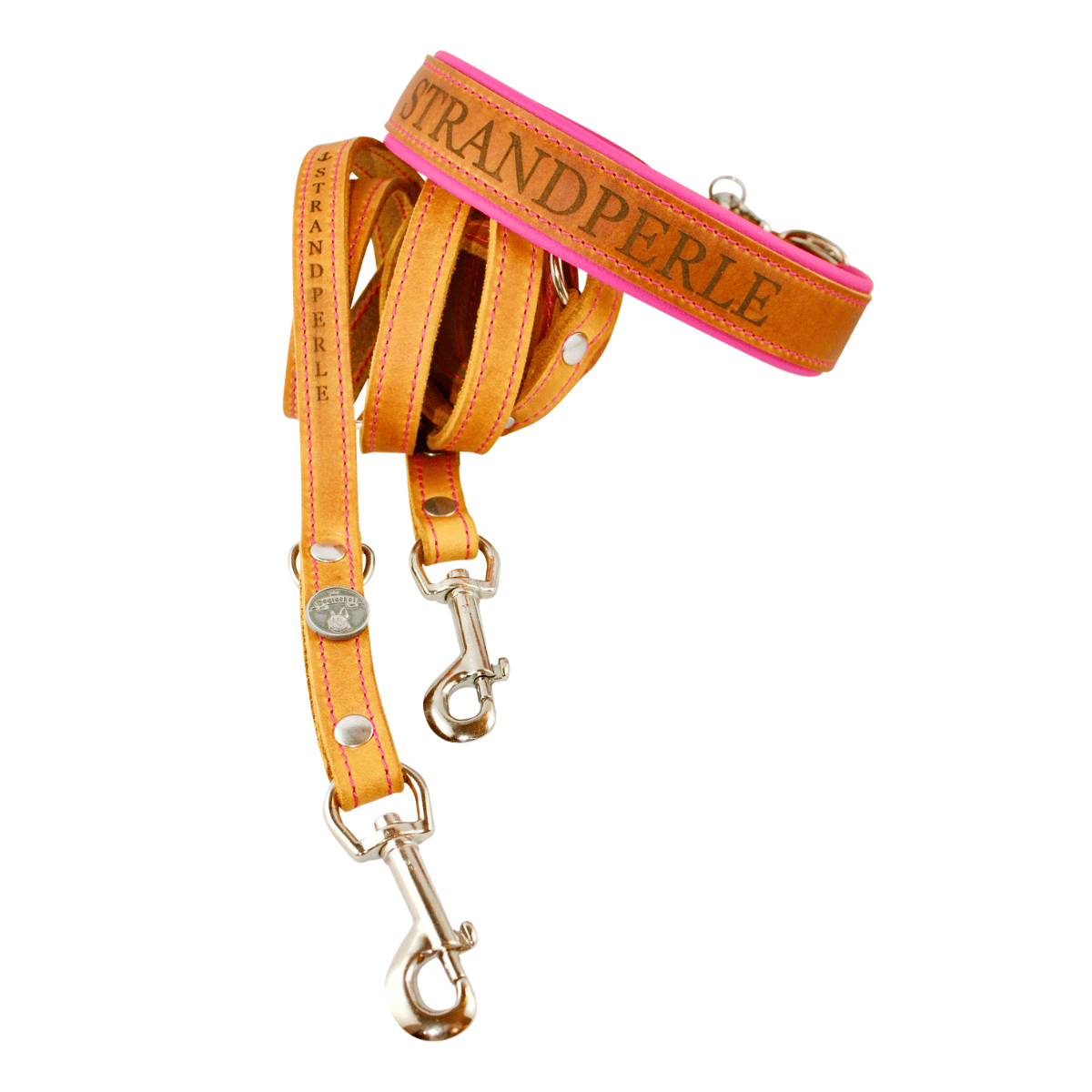 Lederhalsband Maritime-Edition, mit Gravur, im Set