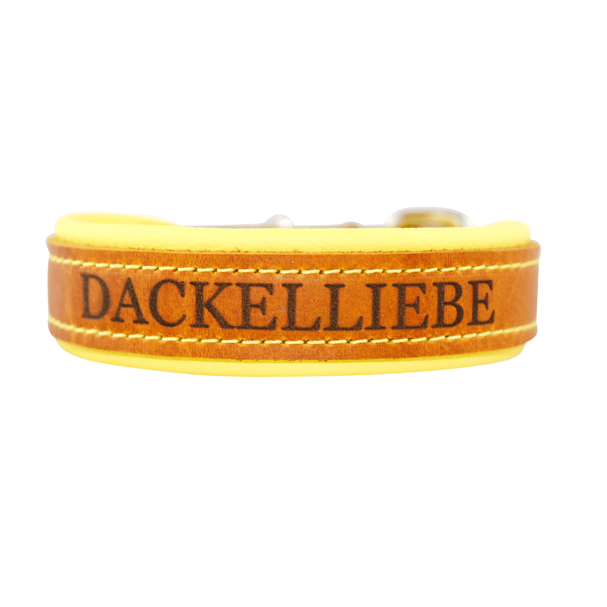 Lederhalsband Dackelliebe