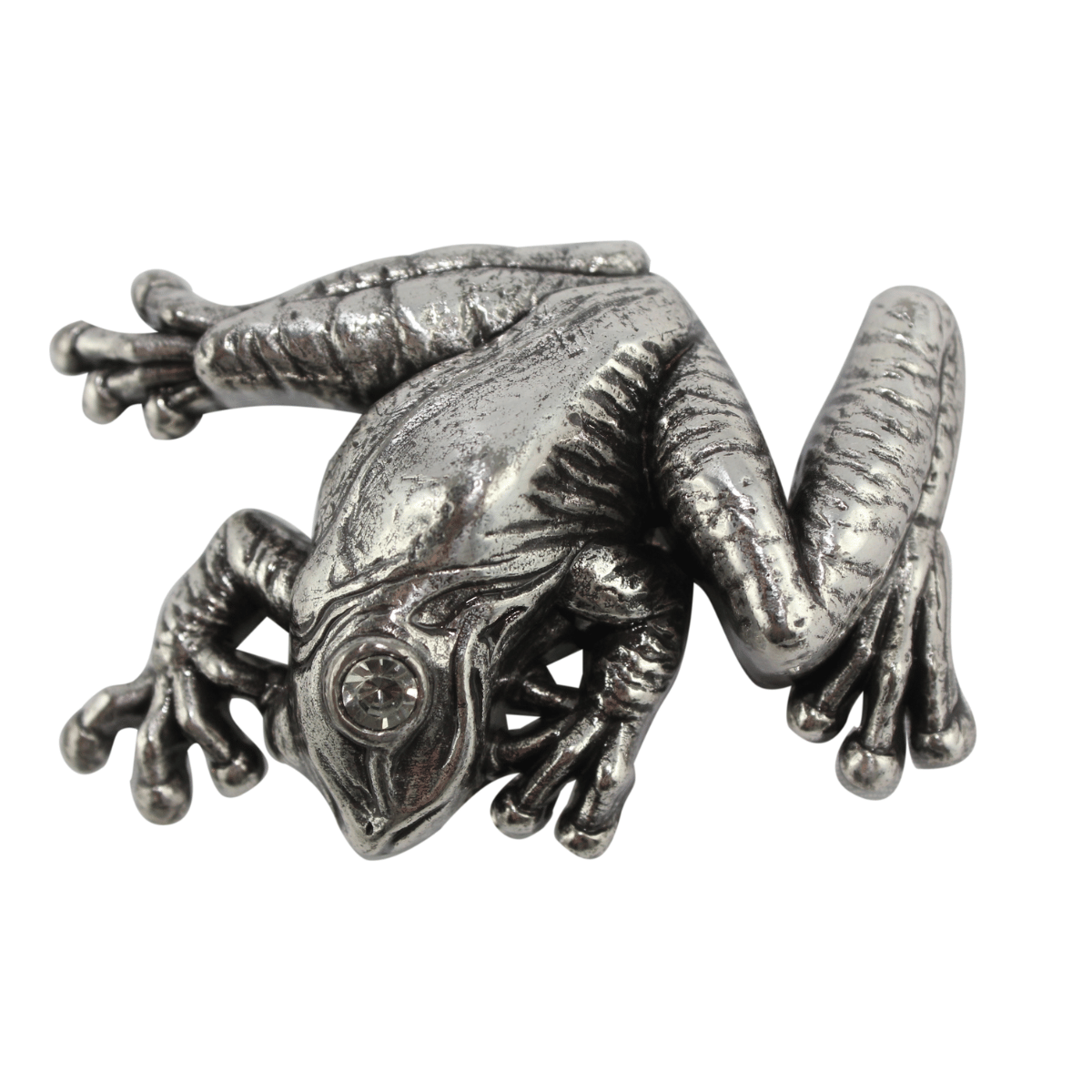 Gürtelschnalle Frosch mit Strass