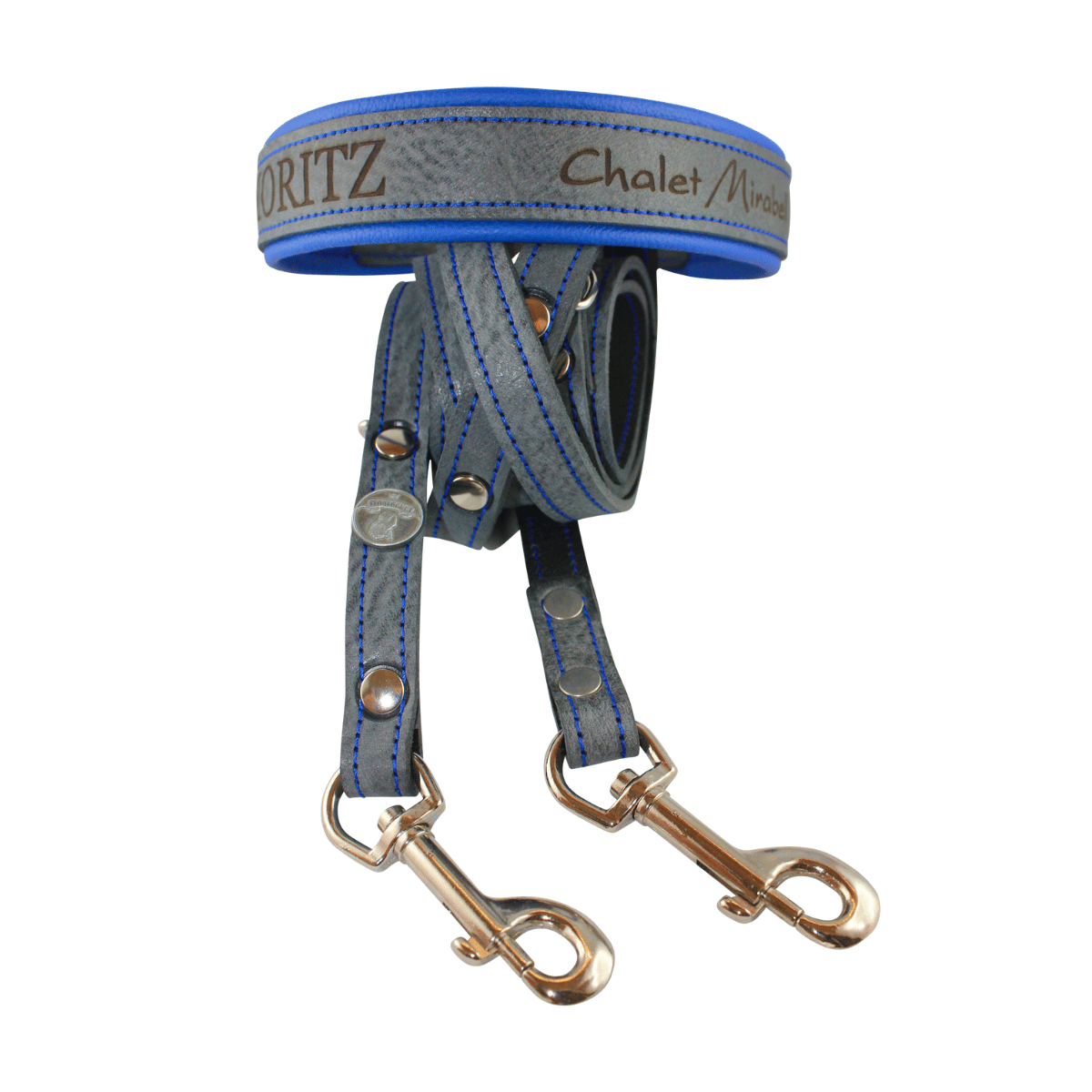 Lederhalsband Momo, mit Namensgravur, im Set