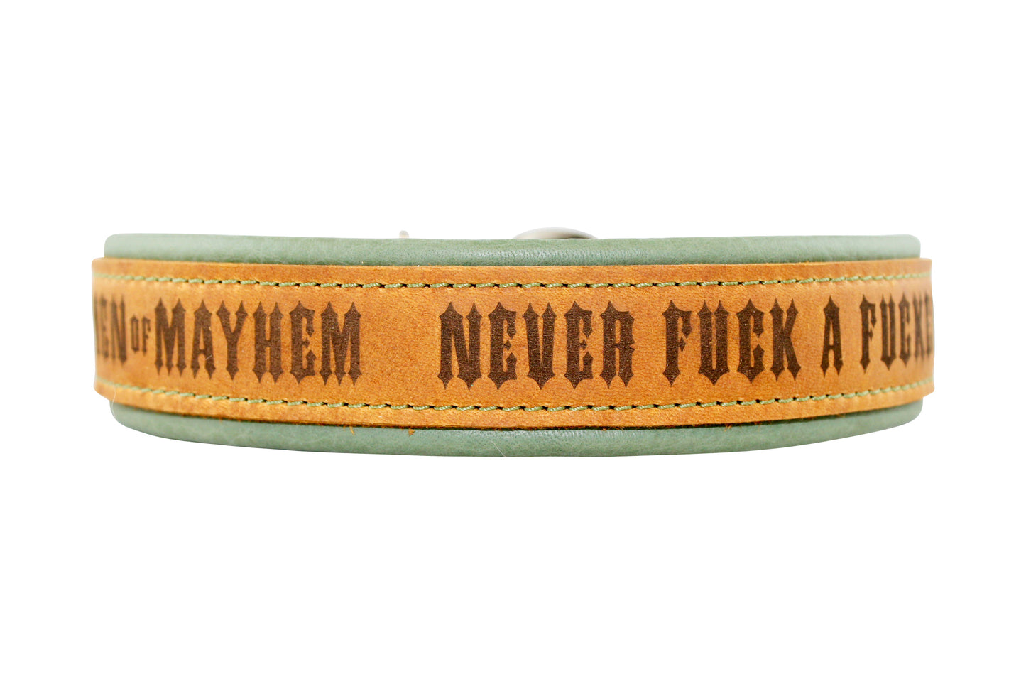 Lederhalsband Men of Mayhem