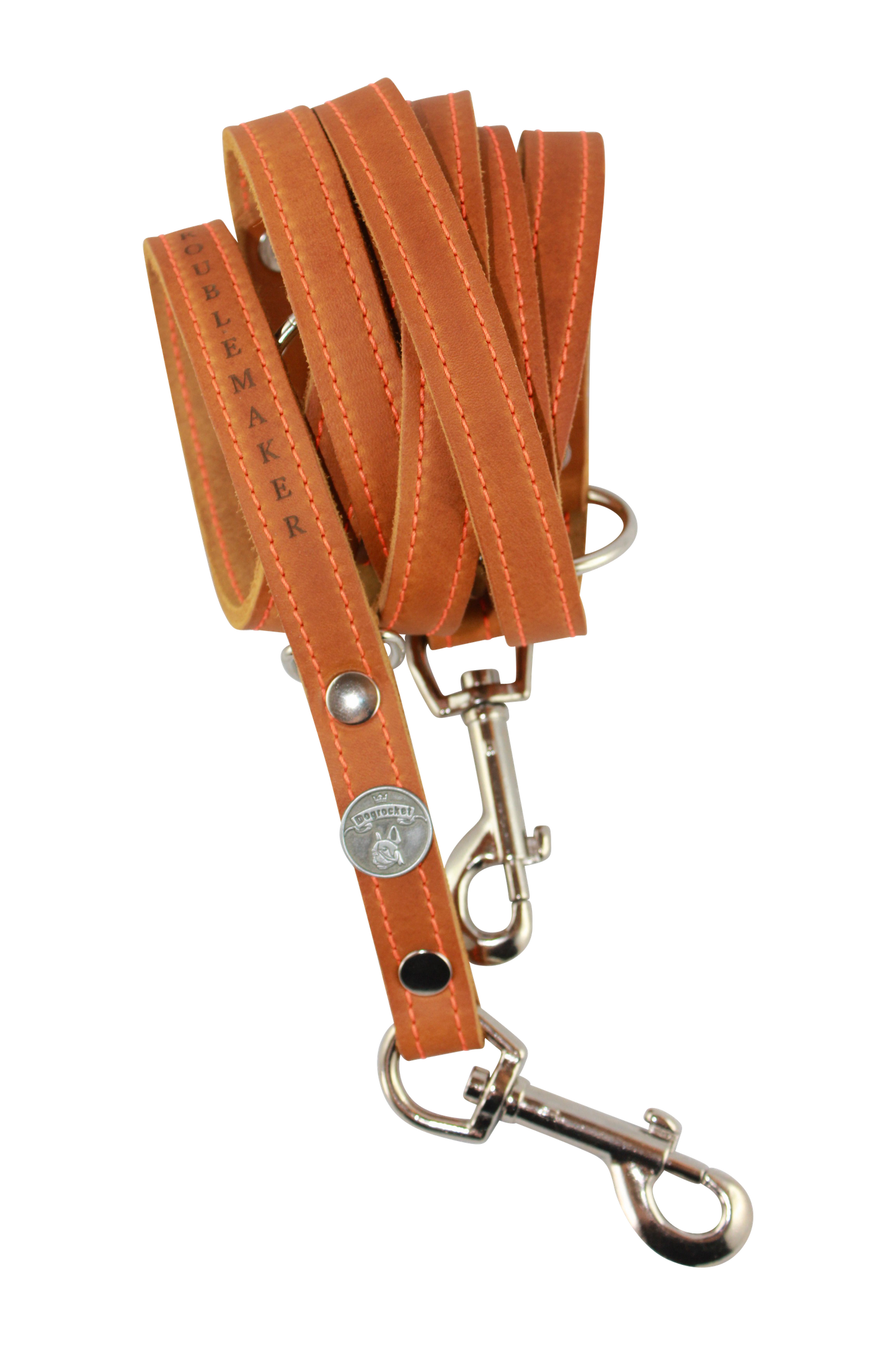 Leine-Troublemaker-Hellbraun-Orange