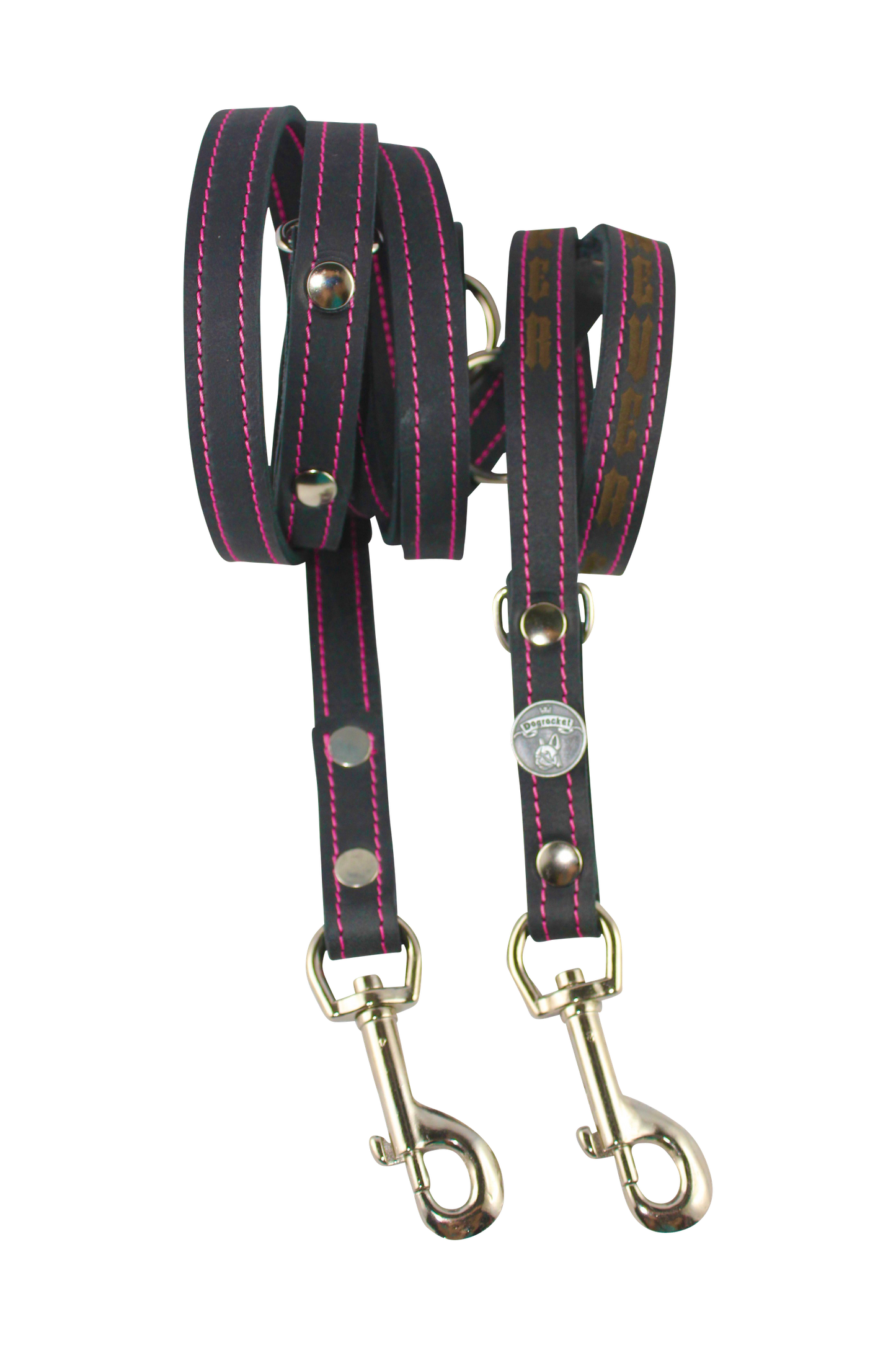 MOM-Leine-Schwarz-Pink