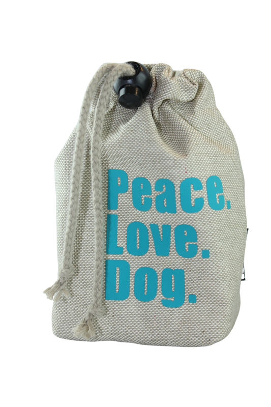 Leckerlibeutel Peace Love Dog