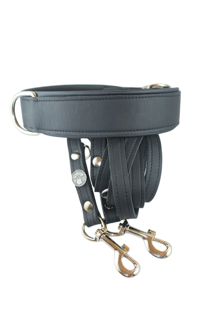 Lederhalsband Luna im Set