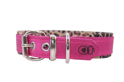 Lederhalsband mit Namen & NFC Chip