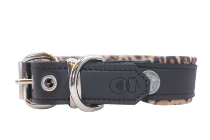Lederhalsband mit Namen & NFC Chip