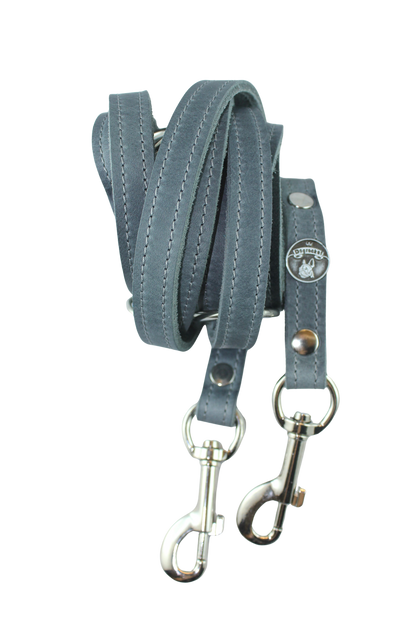 Fettlederleine genäht