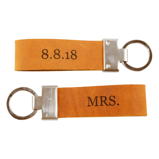 Schlüsselanhänger MRS. & MR. + Datum