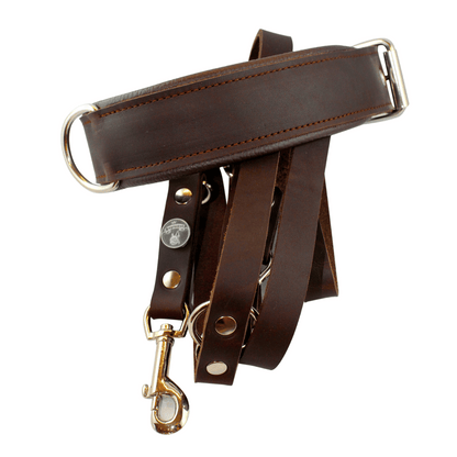 Lederhalsband Luna im Set